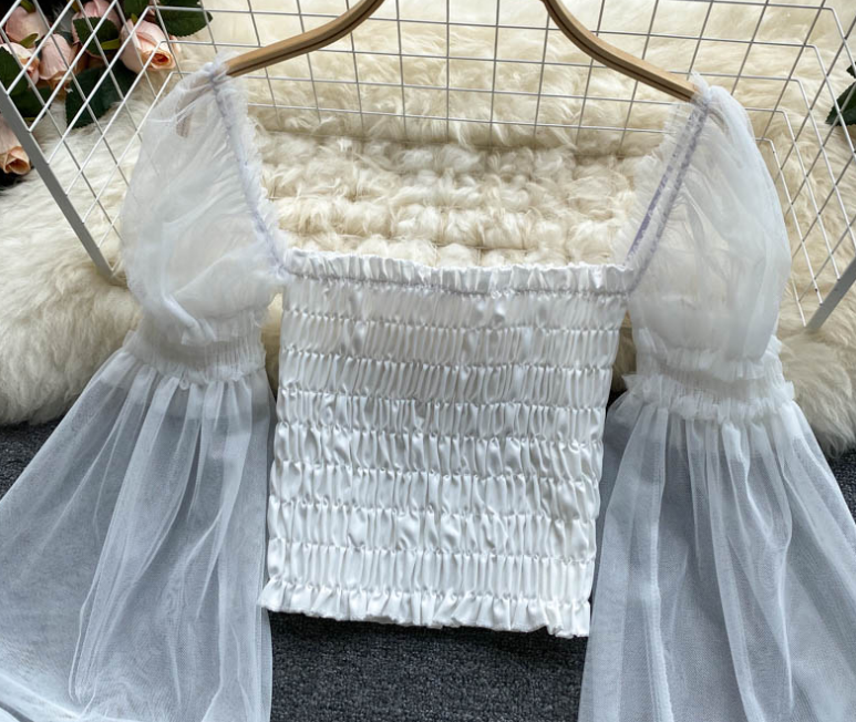 Temperament Slim Stretch Long-sleeved Shirt AP00035