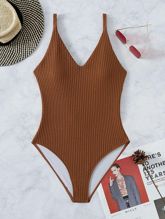 Solid Color Sexy One-piece Swimsuit Bikini AP00053