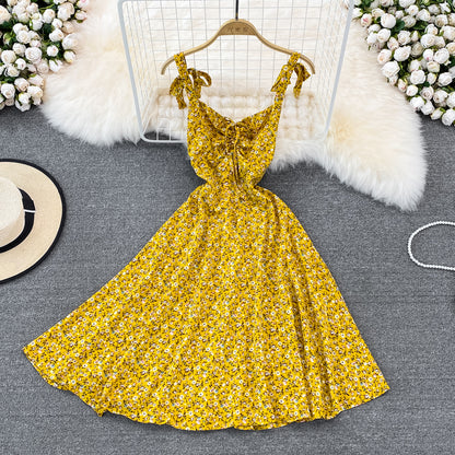 New Fashion Cute A Line Floral Dress A Line Short Dress AP00089