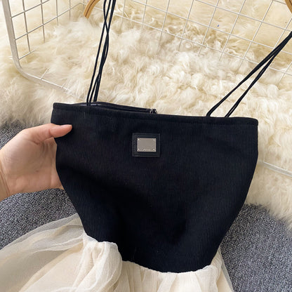 Champagne Tulle Short Dress Fashion Dress AP00020