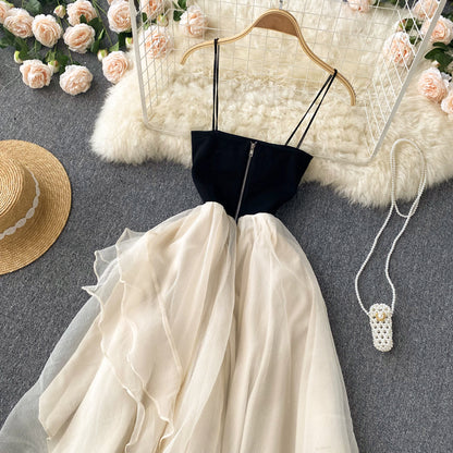 Champagne Tulle Short Dress Fashion Dress AP00020