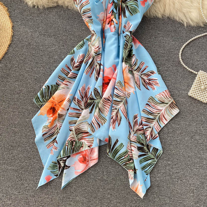 Charming Sexy High Waist Irregular Dress Fashion Girl Dress AP00018