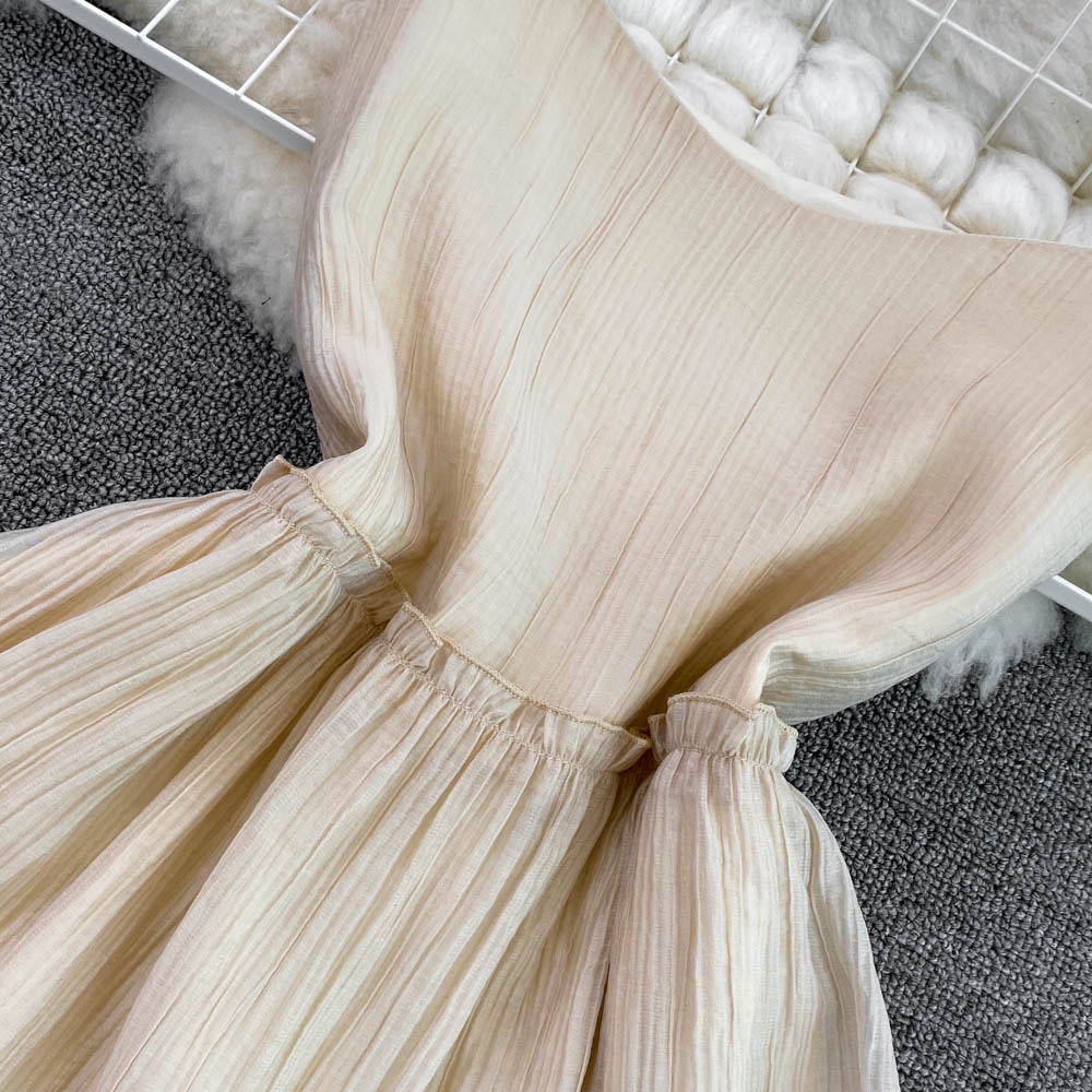 Champagne A-line Short Dress Fashion Dress AP00017