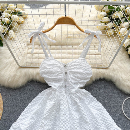 Cute Spaghetti Short Dress AP00015