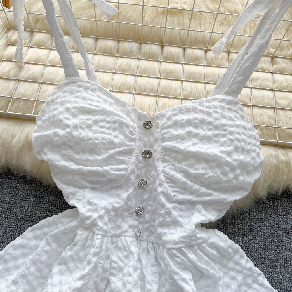 Cute Spaghetti Short Dress AP00015