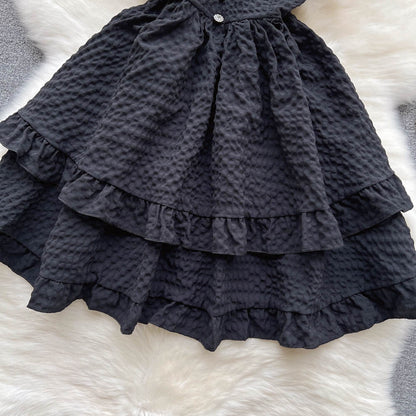 Cute Spaghetti Short Dress AP00015