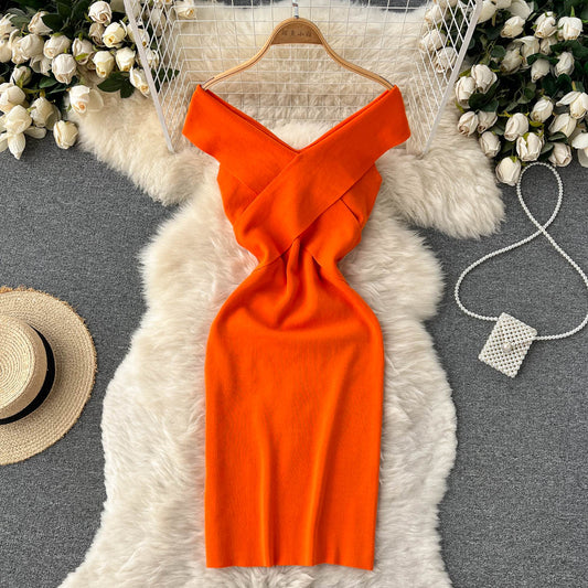 Sexy Knitted Short Dress AP00014