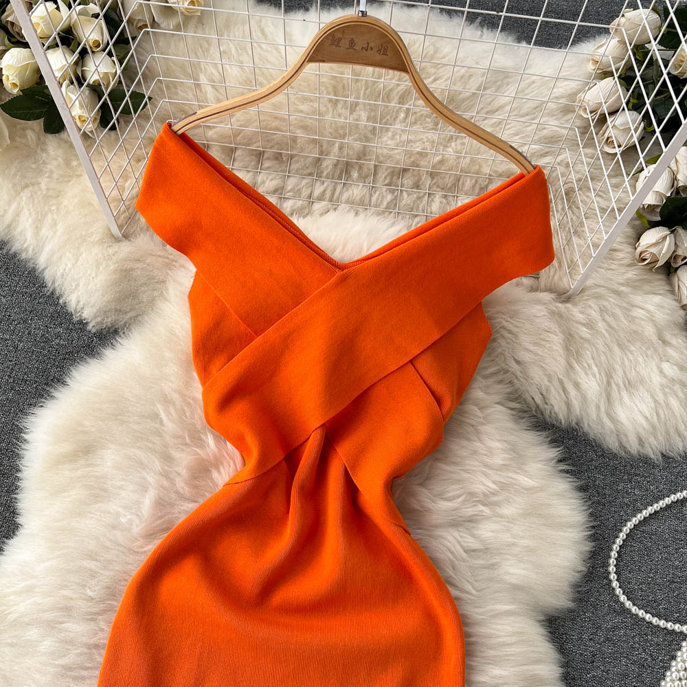 Sexy Knitted Short Dress AP00014