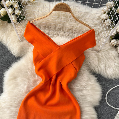 Sexy Knitted Short Dress AP00014