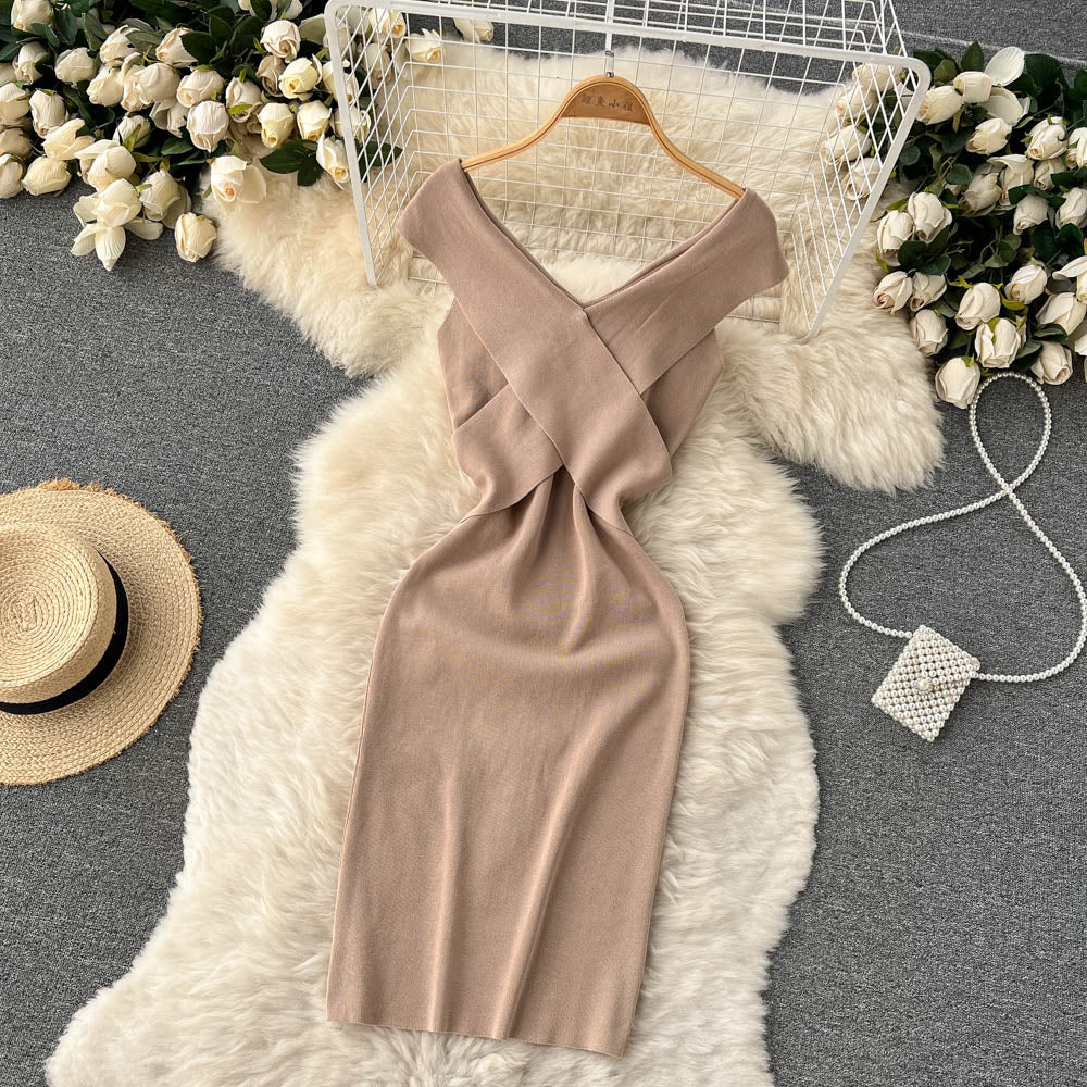 Sexy Knitted Short Dress AP00014