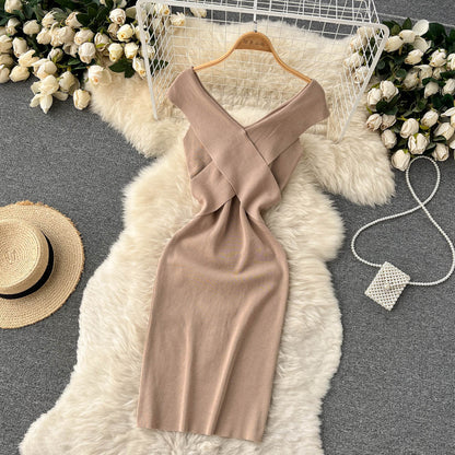 Sexy Knitted Short Dress AP00014