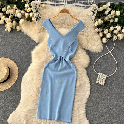 Sexy Knitted Short Dress AP00014