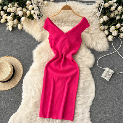 Sexy Knitted Short Dress AP00014