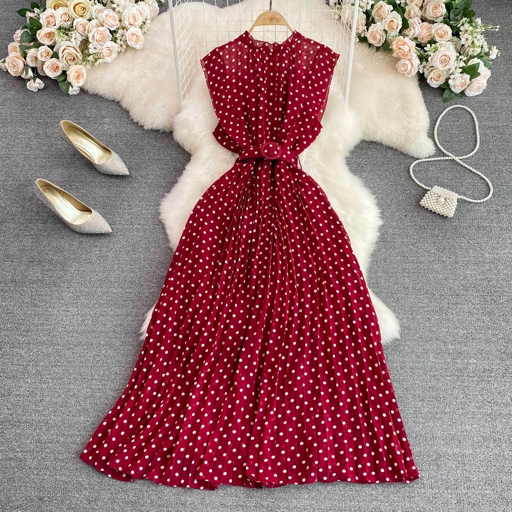 Cute Polka Dot A-line Dress AP00012