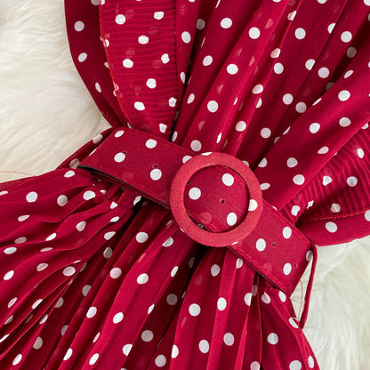 Cute Polka Dot A-line Dress AP00012