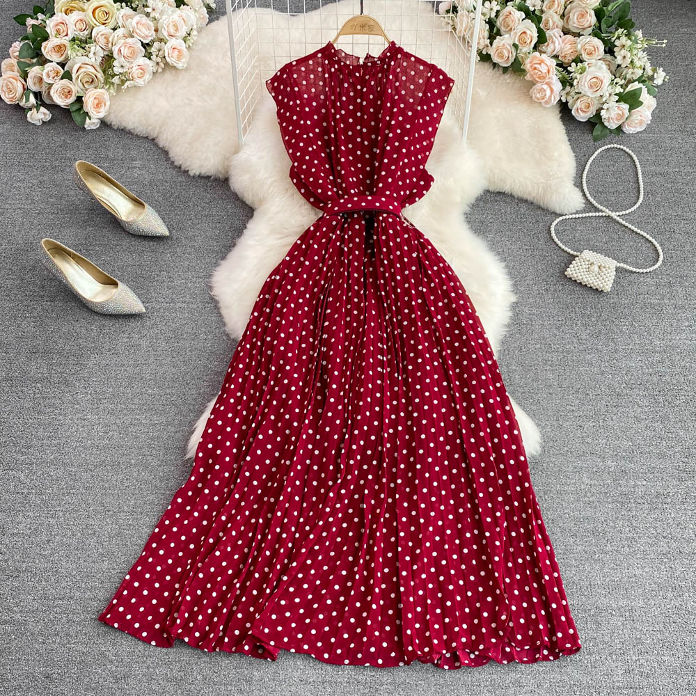 Cute Polka Dot A-line Dress AP00012