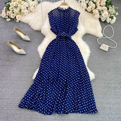 Cute Polka Dot A-line Dress AP00012
