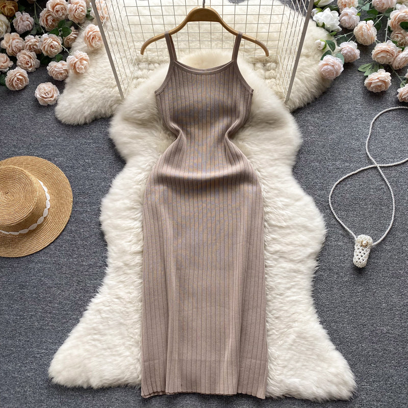 Simple Spaghetti Strap Dress AP0006