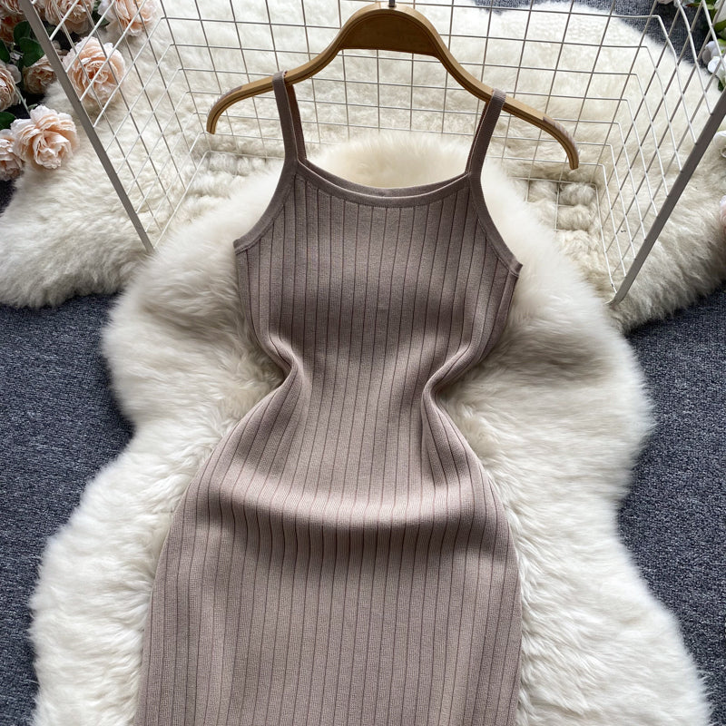 Simple Spaghetti Strap Dress AP0006