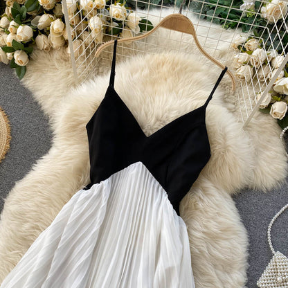 Simple V-neck Short Dress Fashion Dress AP0009