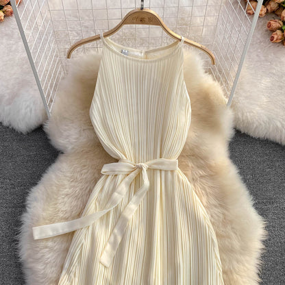 Champagne Chiffon A-line Dress Fashion Dress AP0001