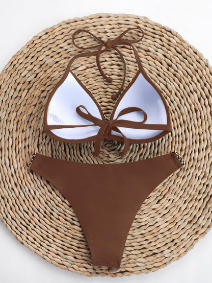 New Fashion Webbing Sexy Bikini Women Two-piece Swimsuit AP000133