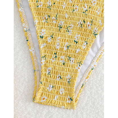 Little Fresh Triangle Bikini Fashion Sexy Lace-up Swimsuit AP000118