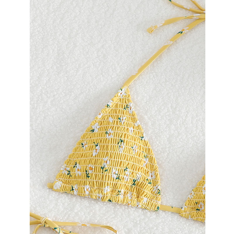 Little Fresh Triangle Bikini Fashion Sexy Lace-up Swimsuit AP000118