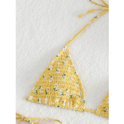 Little Fresh Triangle Bikini Fashion Sexy Lace-up Swimsuit AP000118