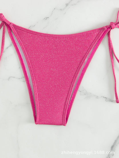 Cute Shining Roses Two Pieces Bikinis Shell Bikini AP000140